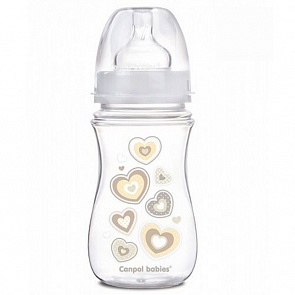 Бутылочка PP EasyStart Newborn baby 35/217 с широким горлышком антиколиковая, 240 мл., 3+ (Canpol, 250930097)